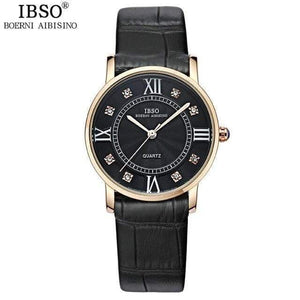 Planet Gates Gold black women Watch Fashion Women Watches Business Luxury Genuine Leather Strap Watch Men Relojes Hombre