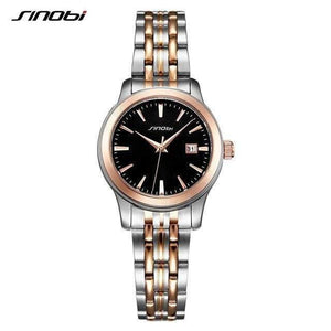 Planet Gates Gold Black Women Watches Top Luxury Brand SINOBI Women's Quartz Watch Male Clock Ladies Wristwatch Fashion lover Watch Gift