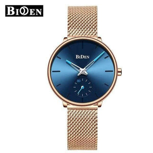 Planet Gates GOLD BLUE Women Watches Top Brand Luxury Quartz Ladies Casual Slim Mesh Steel Dress Watch Simple Clock Relogio Feminino