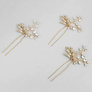 Planet Gates Gold Bridal Hair Combs Leaf Hairpins Wedding Hair Accessories Handmade Jewelry Crystal Headpiece Jewelry Gifts for Women