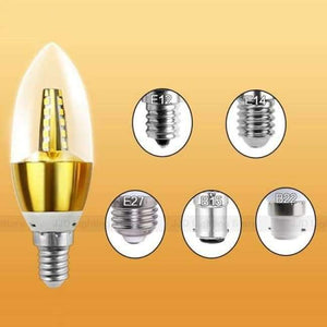 Planet Gates Gold Candle / 15w / AC110V E27, Warm White Led Bulb E27 E14 Bombillas Lamp cfl Ampoule Spotlight Light Lampada Diode 220V 110V SMD 2835 3W 5W 9W Home Decor Energy Saving