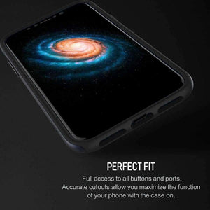 Planet Gates Gold Case for iPhone X Slim Luxury Brand Phone Case PC+Silicone Phone Sleek Anti-Knock Back Cover for iPhoneX 5.8" Shell