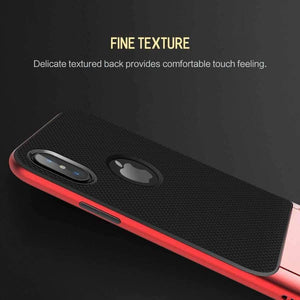 Planet Gates Gold Case for iPhone X Slim Luxury Brand Phone Case PC+Silicone Phone Sleek Anti-Knock Back Cover for iPhoneX 5.8" Shell