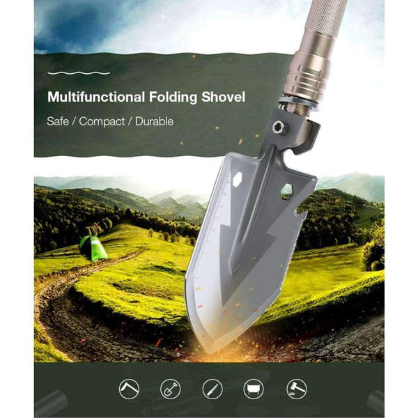 Professional Military Tactical Folding Shovel Multifunction Outdoor Folding Camping Shovel Survival Spade Tool Equipment