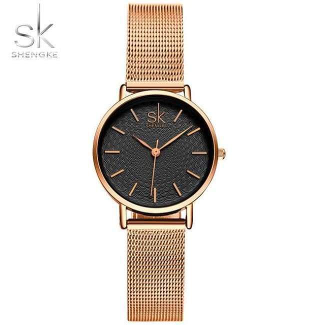 Planet Gates gold / China SK Super Slim Sliver Mesh Stainless Steel Watches Women Top Brand Luxury Casual Clock Ladies Wrist Watch Lady Relogio Feminino