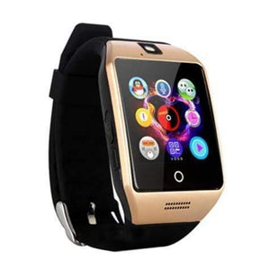 Planet Gates Gold / China / With Box Smart Watch With Camera, Q18 Bluetooth Smartwatch SIM TF Card Slot Fitness Activity Tracker Sport Watch For Android