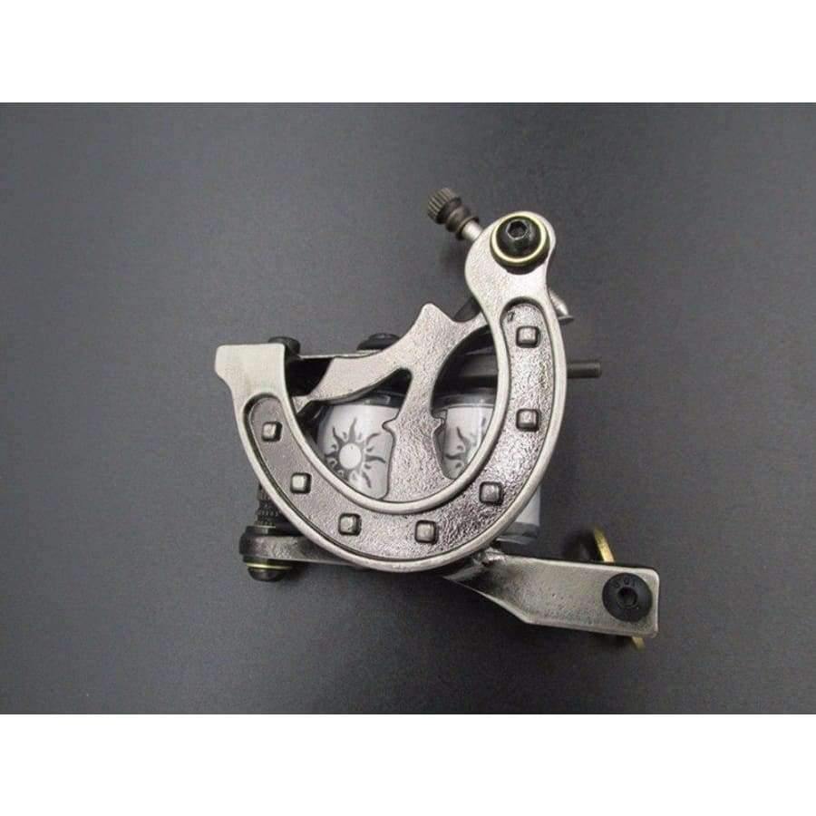 Planet Gates Gold Coil Tattoo Machine Golden Color Coils Tatoo Gun Steel Tattoo Frame for Liner Shader Equipment Supply#NM127