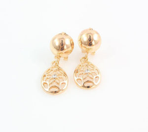 Planet Gates Gold Color African Bridal Costume Jewelry Sets Nigerian Wedding Water Drop Necklace Earrings Set