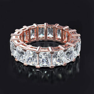 Planet Gates Gold Color Engagement Rings for Women Sterling 925 Silver Jewelry Moissanite Ring Fine Jewelry Gift Size 5-12