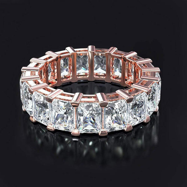 Planet Gates Gold Color Engagement Rings for Women Sterling 925 Silver Jewelry Moissanite Ring Fine Jewelry Gift Size 5-12