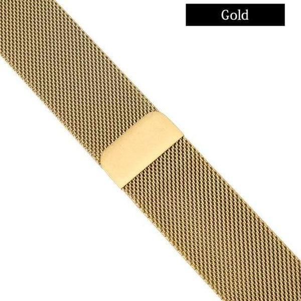 Planet Gates Gold / For Apple Watch 42mm Watch Strap For Apple Watch Band 44mm 40mm 42mm 38mm Series 4/3/2/1 iWatch Stainless Steel Woven watchband