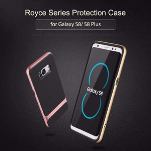 Planet Gates Gold / For Galaxy S8 Phone Cases for Samsung Galaxy S8 S8 Plus Royce Series Luxury Shockproof Soft TPU+PC Back Shell Cover Capa Brands for S8