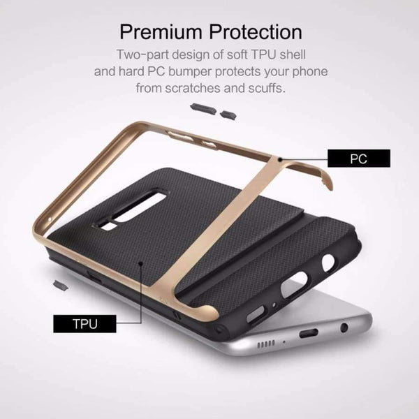 Planet Gates Gold / For Galaxy S8 Phone Cases for Samsung Galaxy S8 S8 Plus Royce Series Luxury Shockproof Soft TPU+PC Back Shell Cover Capa Brands for S8