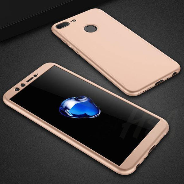Planet Gates Gold / For Huawei Y5 2017 H&A Luxury 360 Full Cover Phone Case For Huawei Y5 Y6 Y7 2018 2017 Anti-knock Phone Cover For Huawei Y7 Y6 Prime Case With Glass