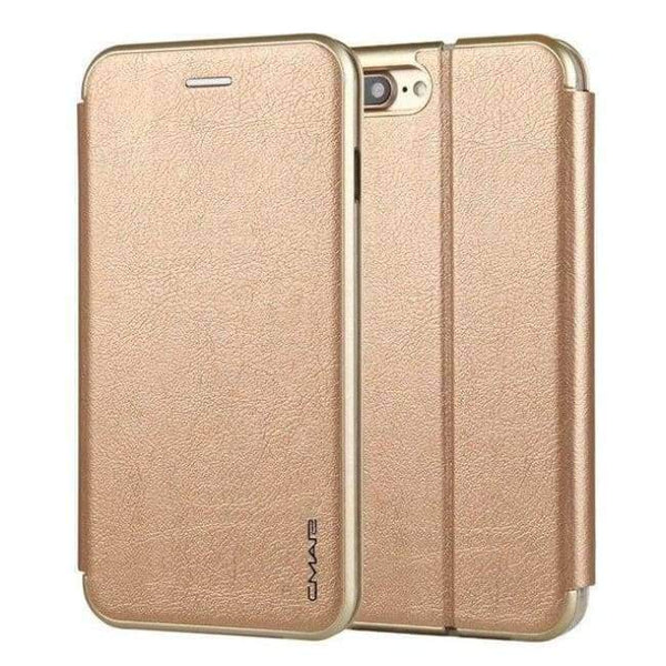 Planet Gates Gold / For iphone 7 iPhone 7 Case Luxury Brand Flip Cover Coque iphone 8 Phone Case For Funda iphone 7 8 Case Leather Wallet Bag