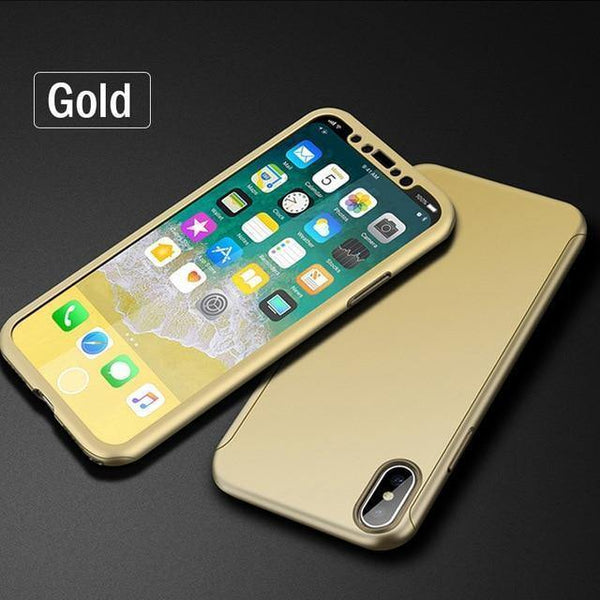 Planet Gates Gold / For iPhone 8 Plus ZNP 360 Degree Shockproof Case For iPhone X XR XS Max 8 7 6 6s Plus Full Cover Phone Case For iphone 6 6s 7 8 Cases With Glass