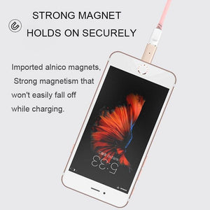 Planet Gates Gold for iPhone Magnetic Adapter Data For iPhone XR XS Max X 8 7 6S 6 Plus 5 5S SE Metal Plug Mobile Phone Charger Charging Converter Adapters