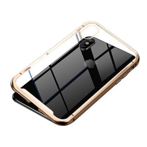 Planet Gates Gold / For iPhone Xs Baseus Magnetic Adsorption Phone Case For iPhone XS Max Xr Coque Luxury Magnet Tempered Glass Back Cover For iPhone Xsmax Coque