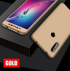 Planet Gates Gold / For Redmi 6 H&A 360 Full Protective Phone Case For Xiaomi Redmi 6 6A S2 Anti-knock Full Cover For Xiaomi Redmi S2 6 6A Cases With Glass Film