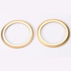 Planet Gates Gold For Suzuki Jimny 2007 To 2015 Car Air Conditioning Vent Cover Aluminium Decoration Trim Round Sticker Interior Accessories 2pcs