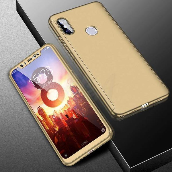 Planet Gates Gold / For Xiaomi Mi 5 H&A Luxury 360 Full Cover Phone Case For Xiaomi Mi 5 5S Plus Mi5X 6X Mi 8 SE Shockproof Cover Pocophone F1 Case With Glass