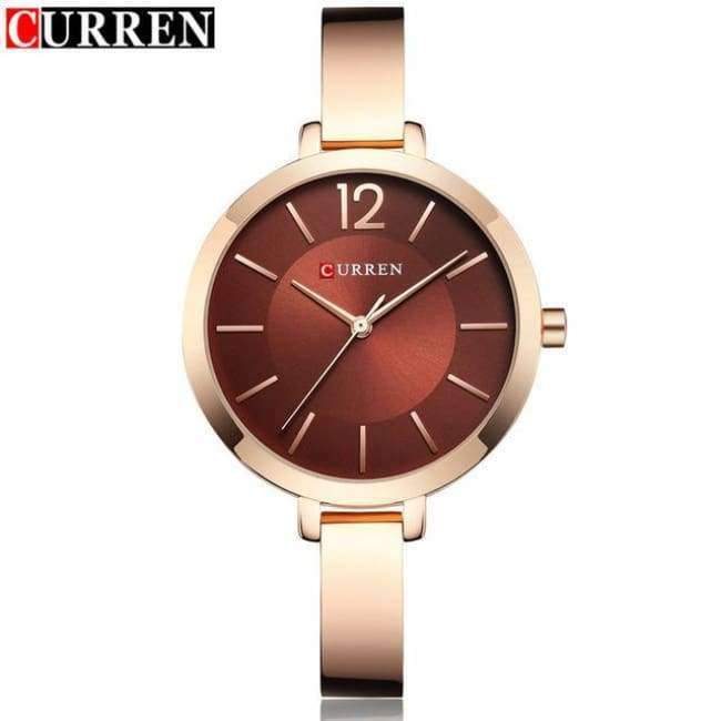 Planet Gates gold gold Women Watches Top Brand Luxury Full Steel Bracelet Style Jewelry Ladies Quartz Watch Curren Womens Dress Wristwatches Lady Clock