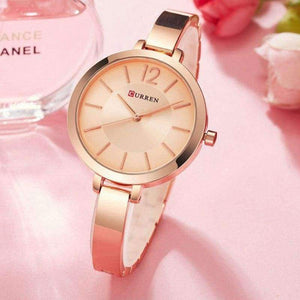 Planet Gates златен златен дамски часовник, луксозна марка, изцяло стоманена гривна, стил бижута, дамски кварцов часовник Curren, дамски официални ръчни часовници, дамски часовник