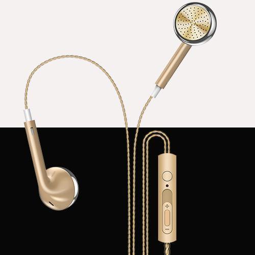 Planet Gates Gold In-Ear Perfume Earphones USAMS EP-20 Stereo Headset 3.5mm inear Wired Earphone With Microphone Aromatherapy