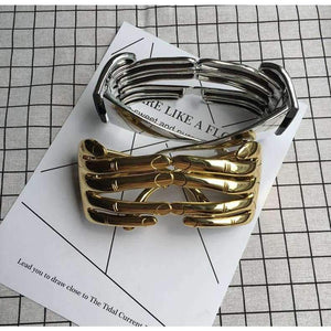 Planet Gates Gold JackJad 2018 Fashion Women Mask Finger Shape Funny Style Eyewear Frame Party Club New Brand Design Halloween Eyeglasses Glasses