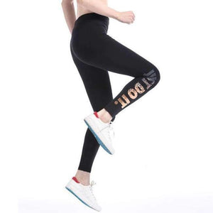 Planet Gates gold just / L Leggings Casual Cotton Striped Fitness High Waist  Leggings Women Pants Big Stretch Legging Female Fashion leggins mujer