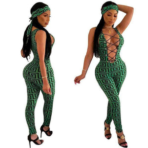 Planet Gates Gold / L Jumpsuits for Women Sexy 2018 Summer New Arrival High Street Style Elegant Camisole Deep V Frenulum Jumpsuit Rompers