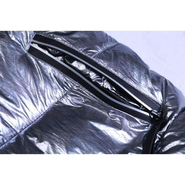 Planet Gates Gold / L White Fur Collar Coat Winter Jacket Women Long Down Parkas Female Warm Hooded Jacket Coat Silver Gray 2018 New FICUSRONG