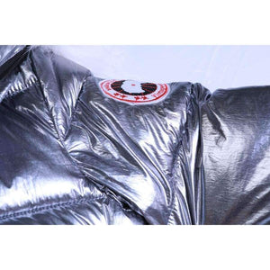 Planet Gates Gold / L White Fur Collar Coat Winter Jacket Women Long Down Parkas Female Warm Hooded Jacket Coat Silver Gray 2018 New FICUSRONG