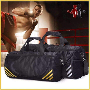 Planet Gates Gold Large Fitness Gym Sport Bags Men and Women Waterproof Sports Handbag Outdoor Travel Camping Multi-function Bag