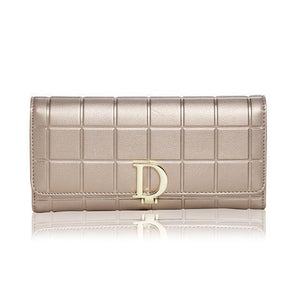 Planet Gates Gold Leather Wallet Fashion Wallets Women's Wallet Long Coin Purse Luxury Wallet kashelek Female Clutch Card Holder