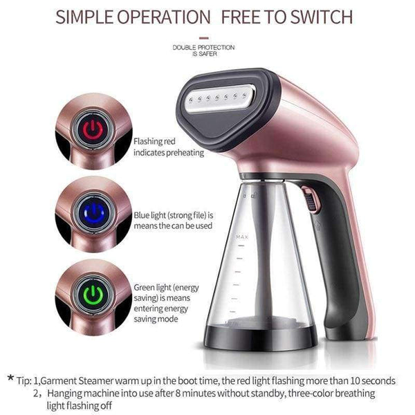 Planet Gates gold LSTACHi Garment Steamer High Quality Portable Clothes Iron Steamer Brush For Home Humidifier Facial Steamer Household appliances