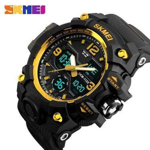 Planet Gates Gold Men Watches Military Sports Watch Men Top Brand Luxury  Men's Quartz Digital Casual Outdoor 50M Waterproof Wrist Watch