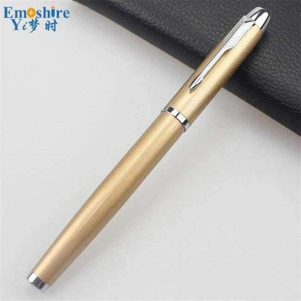 Planet Gates Gold Metal Ballpoint Pen Office & School Supplies Stylus Pens Pencils Writing Supplies Roller Ball Point Pens Nice Gift P416