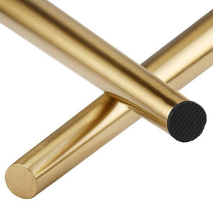 Gold Metal Furniture Leg Cone Tube Inclined Sofa Foot For Cabinet Table Legs Rubber Foot Screw Furniture Accessories