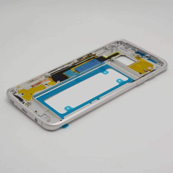 Planet Gates gold Middle frame for Samsung Galaxy S7 edge G935 G935F Back Bezel Housing Case Free Tools Replacement Parts