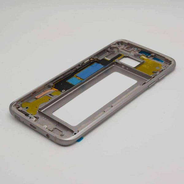 Planet Gates gold Middle frame for Samsung Galaxy S7 edge G935 G935F Back Bezel Housing Case Free Tools Replacement Parts