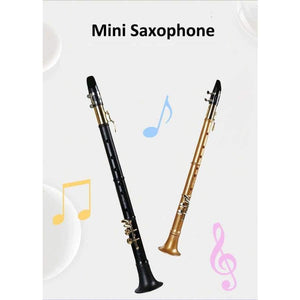 Planet Gates Gold Mini Saxophone Littlesax Copper  Musical Instrument with Bag Mini Pocket Bb Saxophones Sax Woodwind Instruments