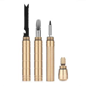 Planet Gates Gold Multifunctional Military Folding Shovel With Carrying Bag Army Multi-Tools Portable Outdoor Camping Hiking Tools