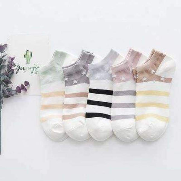 Planet Gates Gold / One Size 3 Pairs Anti-Slip Silicone Invisible Socks Women 2018 Sexy Fox Sneaker Summer Socks  Candy Color Happy Ankle Socks