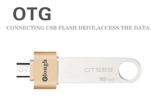 Planet Gates Gold OTG Micro USB Adapter for Flash Drive PC OTG Converter For Samsung Xiaomi HUAWEI Micro usb Mobile Phone Mini OTG Adapter