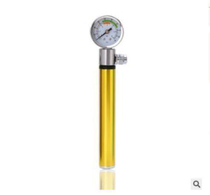 Planet Gates Gold Portable Cycling Bike Air Pump Tyre Tire Ball Stroke Gas Mouth Bicycle Pump Tools  Alloy Tire Inflator Air Needle