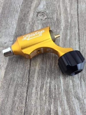 Planet Gates Gold Professional Bishop Style Rotary Tattoo Machine Permanent Makeup Tattoo Machine Supply Wholesale (Not included Grip)