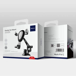 Planet Gates Gold Quality Gravity Metal Car Phone Holder, Linkage Aluminum Alloy Adjustable Mobile Phone holder For Car Stand Bracket