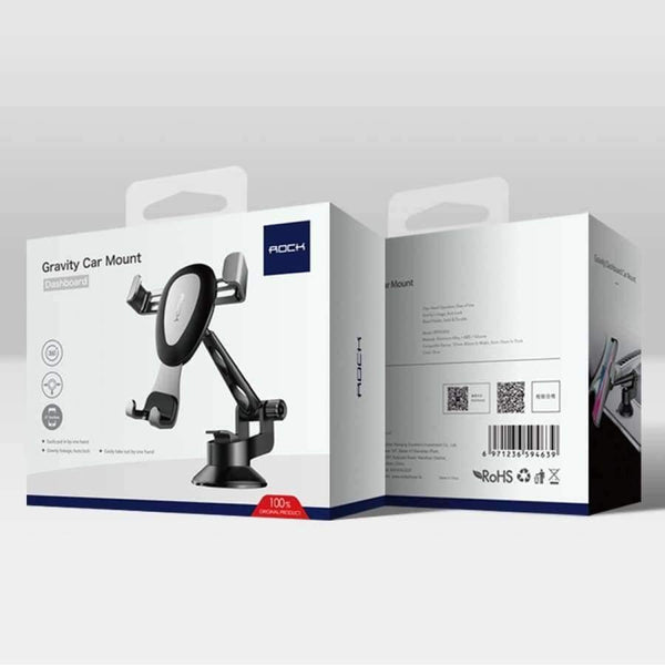 Planet Gates Gold Quality Gravity Metal Car Phone Holder, Linkage Aluminum Alloy Adjustable Mobile Phone holder For Car Stand Bracket