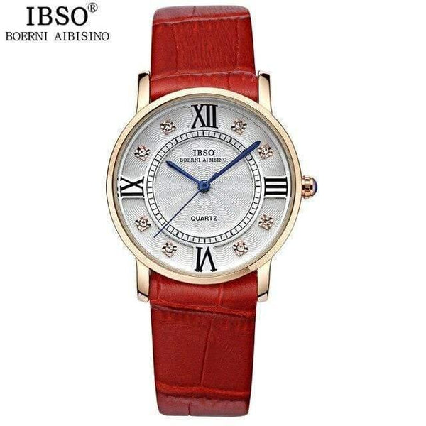 Planet Gates Gold red women Watch Fashion Women Watches Business Luxury Genuine Leather Strap Watch Men Relojes Hombre